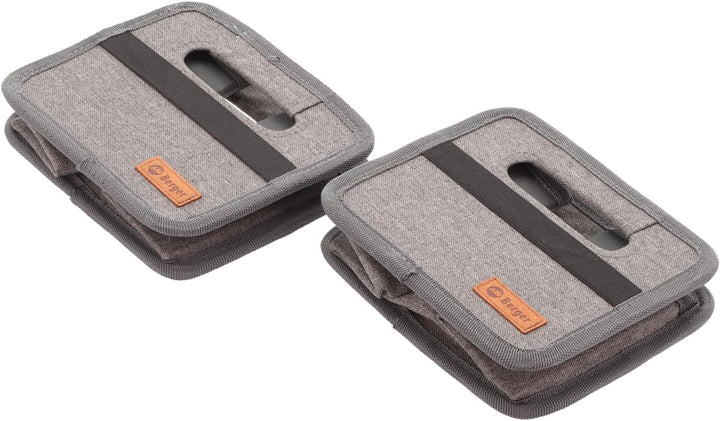 BERGER Faltbox Milo mini 2er-Set | klappbare Aufbewahrungsbox | Organizer für Auto Haushalt Camping
