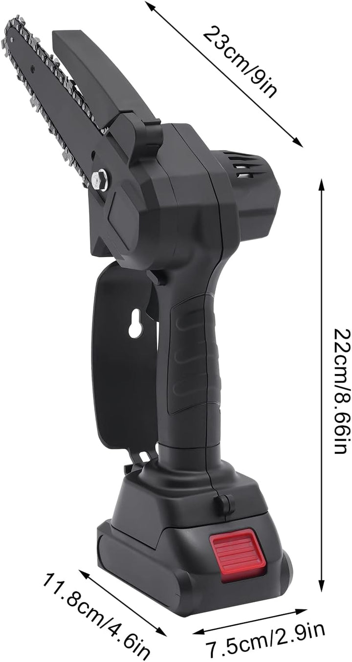 2-in-1 Wiederaufladbare Stangensäge, Akku Hochentaster Mit Akku Teleskop AstsäGe, 550W Akku Batterie
