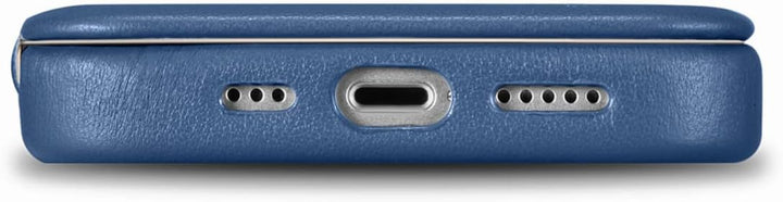 Mobiskin Hülle kompatibel mit Apple iPhone 14 (6,1 Zoll), Handyhülle mit echtem Leder, Case, Schutzh