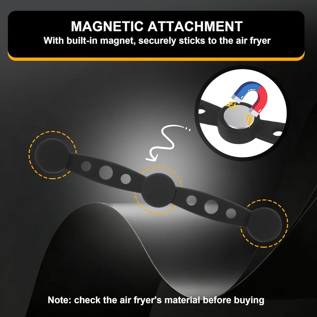 15 Stück Magnetische Befestigungsschnalle,Magnet Silikon Schnalle,Magnet Silikon Schna für Backpapie