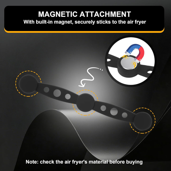 15 Stück Magnetische Befestigungsschnalle,Magnet Silikon Schnalle,Magnet Silikon Schna für Backpapie