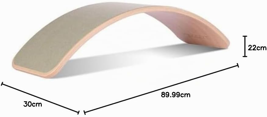 Wobbel Balanceboard transparent lackiert forest grün yogaboard