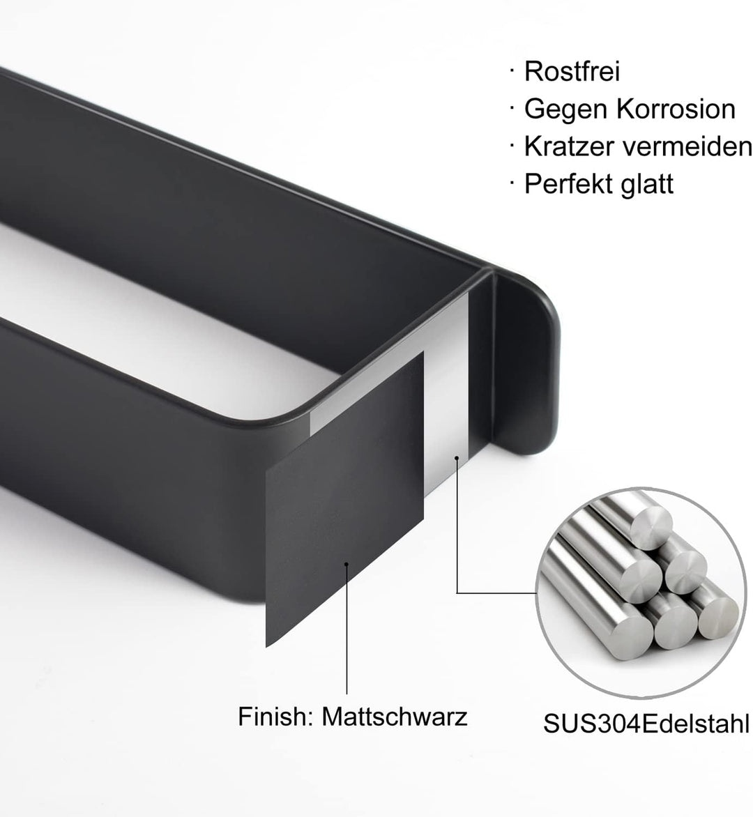 Handtuchhalter Ohne Bohren, Gästehandtuchhalter Selbstklebend, Badetuchhalter kleber, Edelstahl Hand
