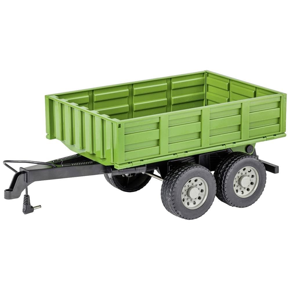 Carson 500907660 1:16 Anhänger für RC Traktor grün - Ferngesteuertes Fahrzeug, RC Traktor, Zubehör f