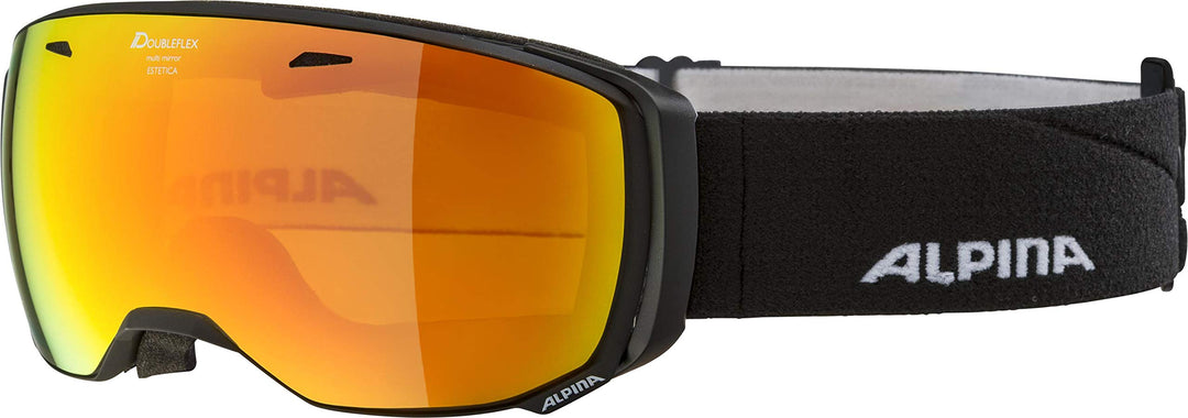 ALPINA ESTETICA - Verspiegelte, Kontrastverstärkende & Polarisierte OTG Skibrille Mit 100% UV-Schutz