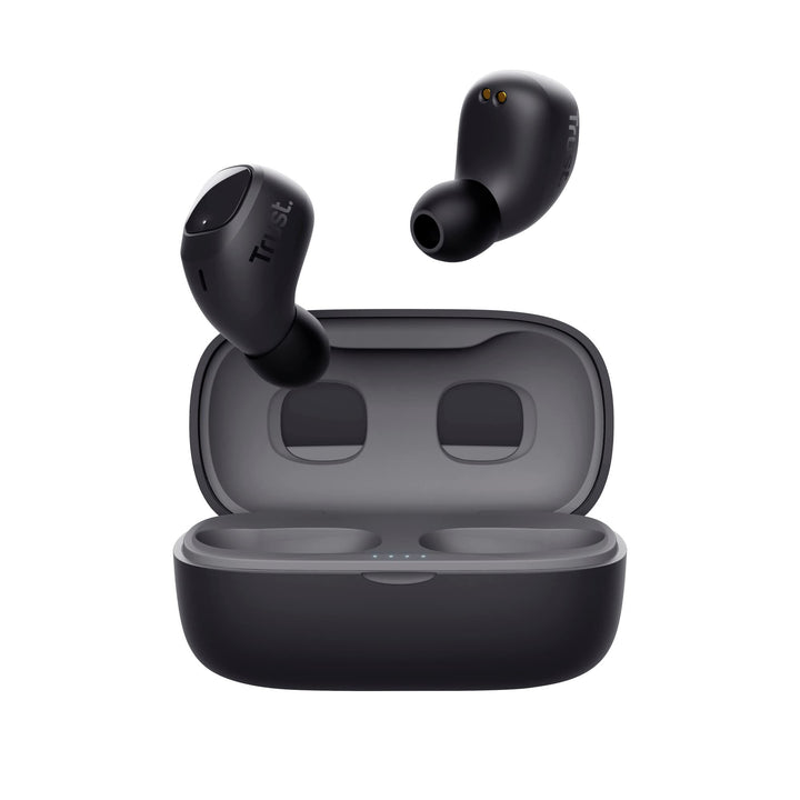 Trust Mobile Nika Compact Bluetooth Kopfhörer, In-Ear Kabellose Ohrhörer, Earbuds mit Ladecase, TWS,