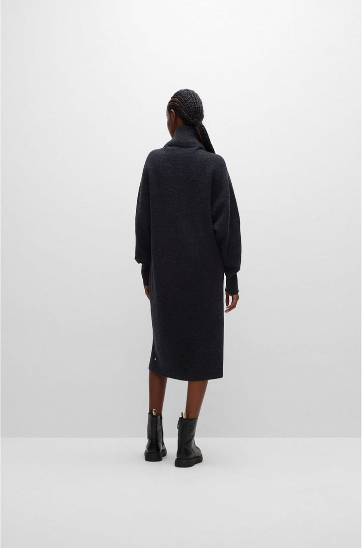 BOSS Damen C_folibia Dress XS Open Grey, XS Open Grey