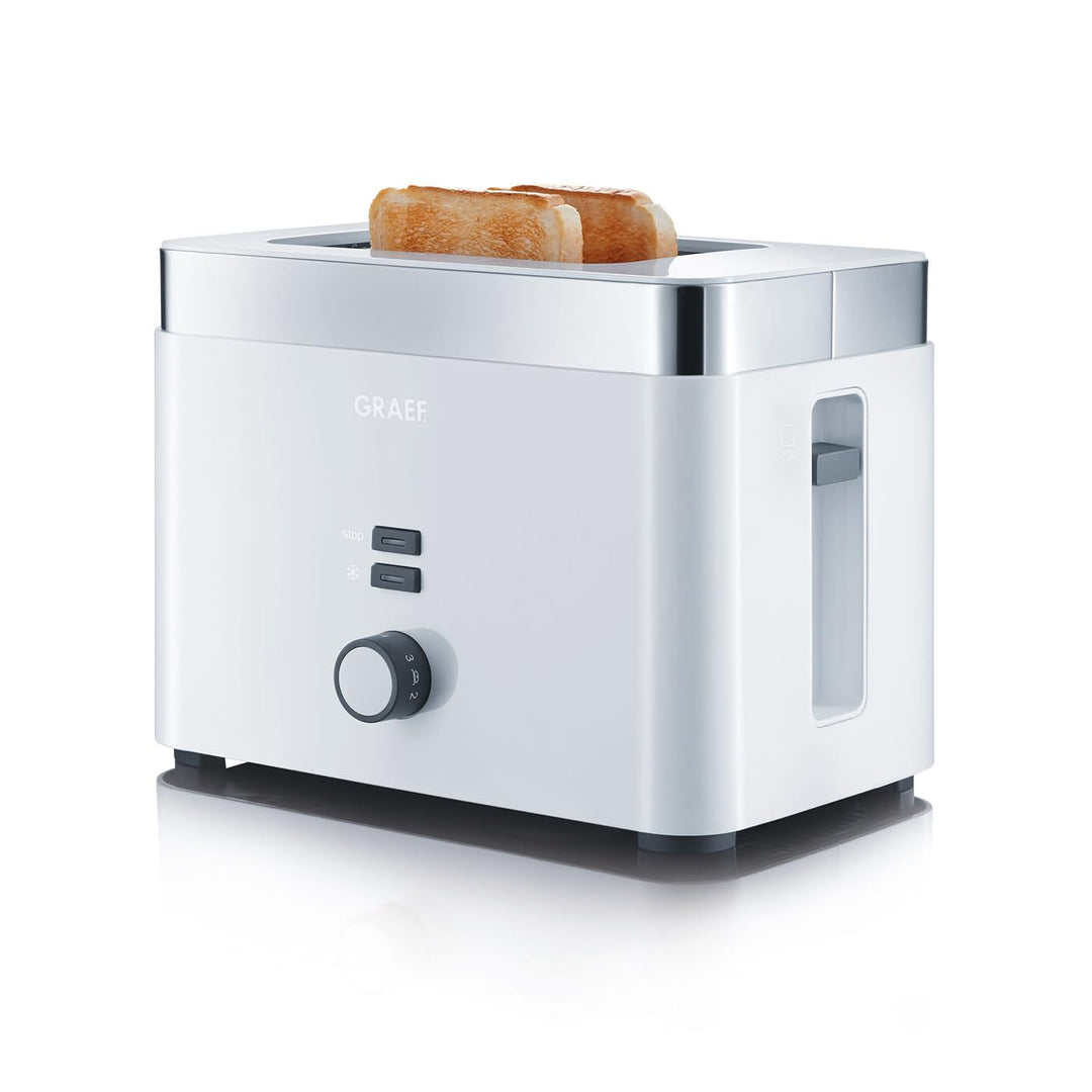 Graef Toaster TO 61, weiss, 27 centimeters l x 18 centimeters w x 19.3 centimeters h