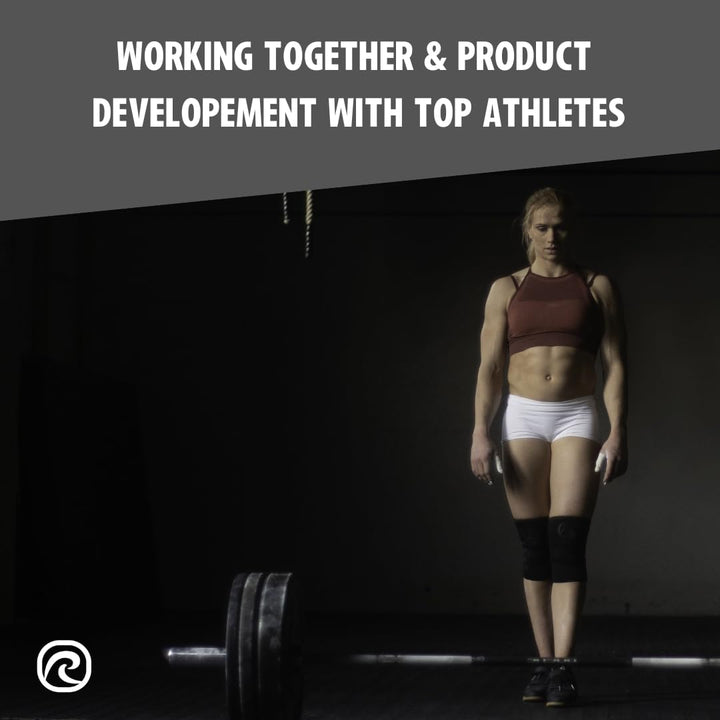 Rehband Kniebandage für Kraftsport & Fitness - Kniebandage 7mm Neopren, flexibel & rutschfest, Knee