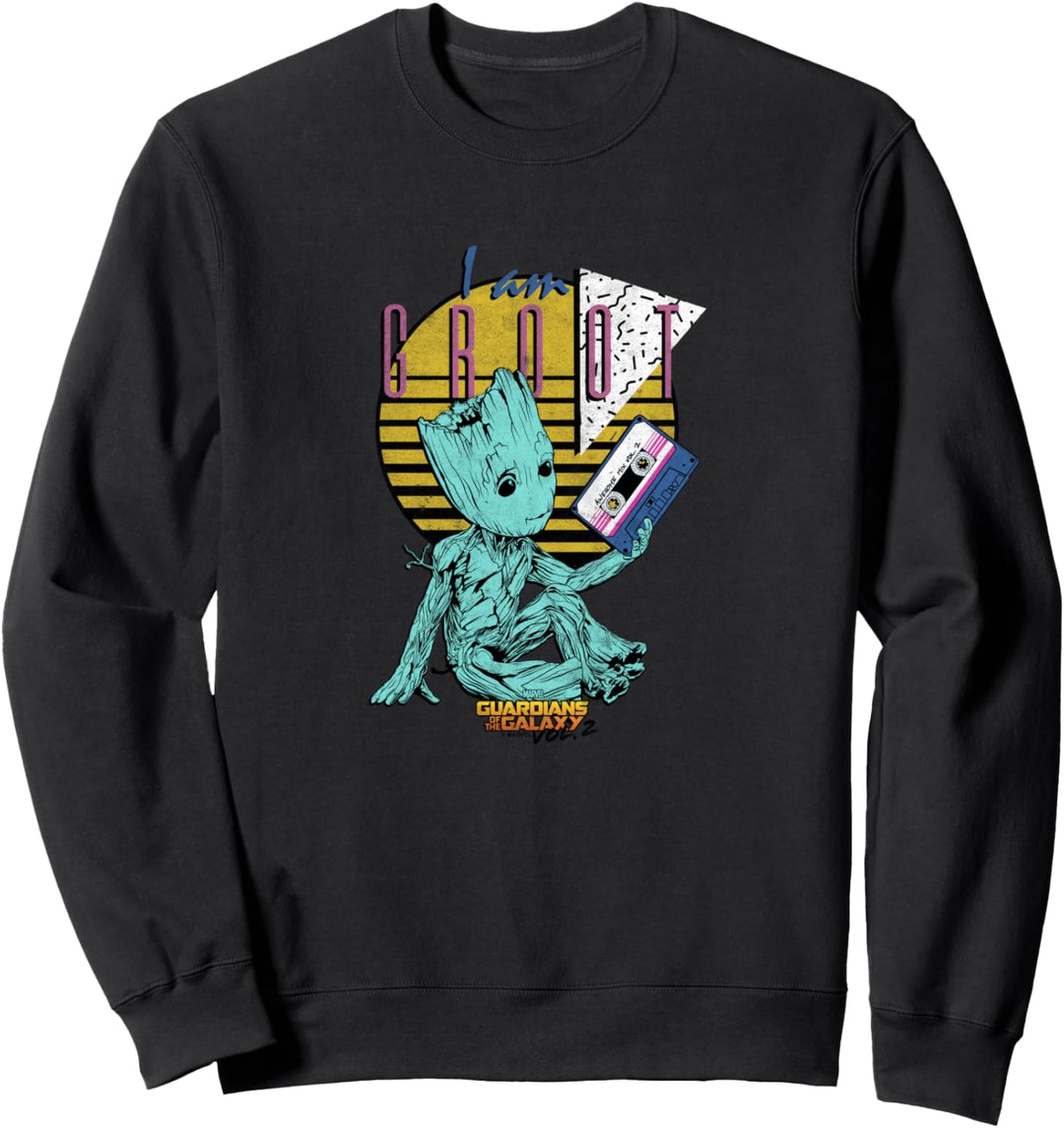Marvel Guardians Vol. 2 Baby Groot Retro 90's Tape Sweatshirt