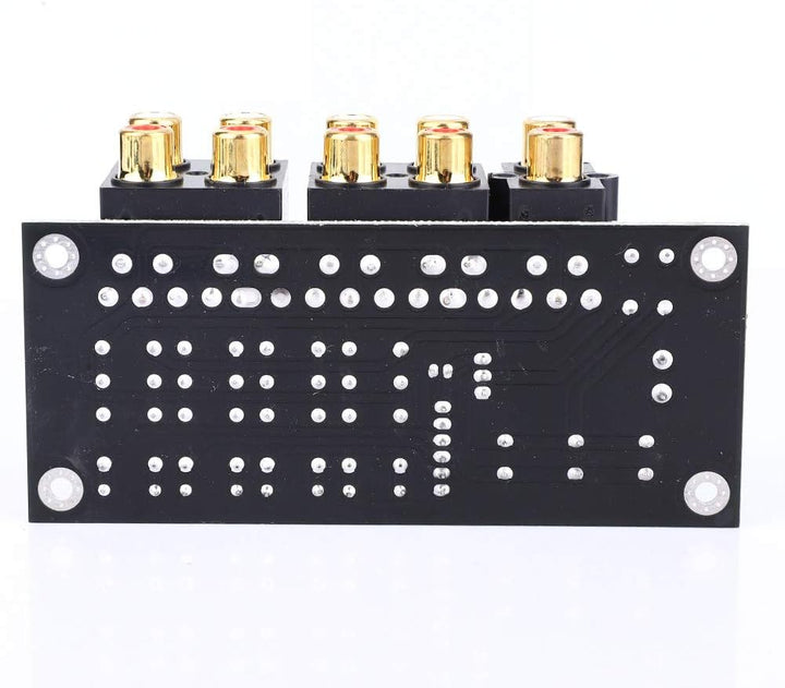 Oumefar Audio Selector Audiosignal-Auswahlkarte 4-Wege-Audioeingang Umschalten der Eingangsplatine A