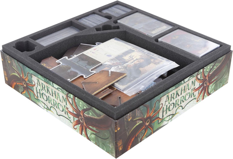 Feldherr Schaumstoff-Set kompatibel mit Arkham Horror 3. Edition Brettspiel-Box