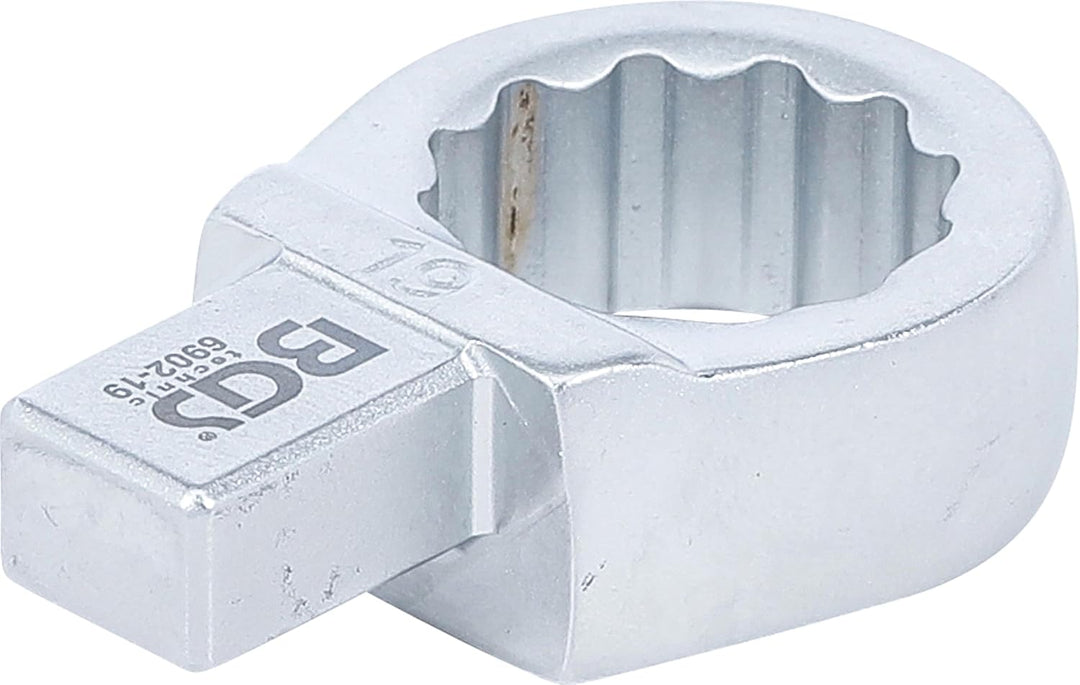 BGS 6902-19 | Einsteck-Ringschlüssel | 19 mm | Aufnahme 9 x 12 mm, 19 mm