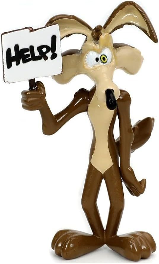 Jada Toys Looney Tunes Road Runner, 1970 Plymouth, Modellauto, Spielzeugauto, zu öffnende Türen, Mot