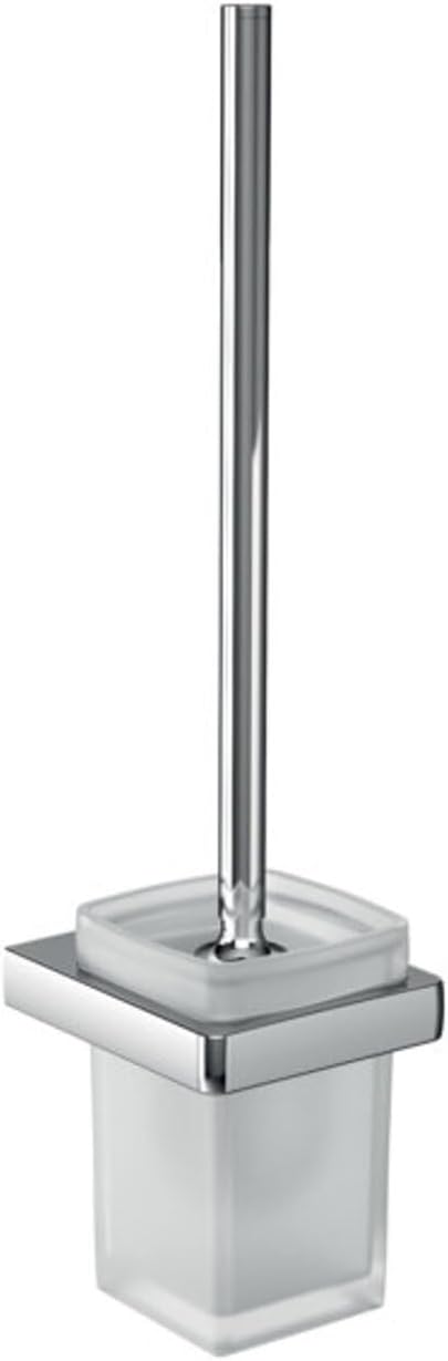 emco TREND WC-Bürstengarnitur, Toilettenbürste mit Griff und Halterung aus Metall, hochwertige WC-Bü