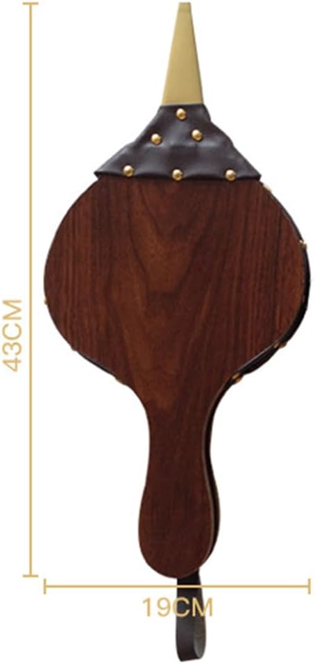 Blasebalg, Goldfarbene Ziernägel, Handblasebalg Luftgebläse Aus Holz, Kunststoffbalg, Kamin & Grill