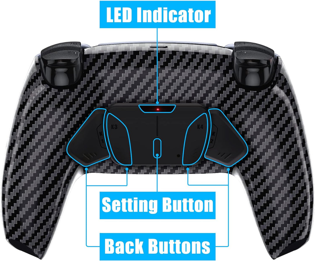 eXtremeRate Programmierbar RISE4 Remap Kit für ps5 Controller BDM-010/020,Remap Board&Rückplate Gehä