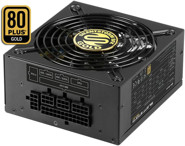 Sharkoon SilentStorm SFX Gold PC-Netzteil (500 Watt, SFX, Kabelmanagement)