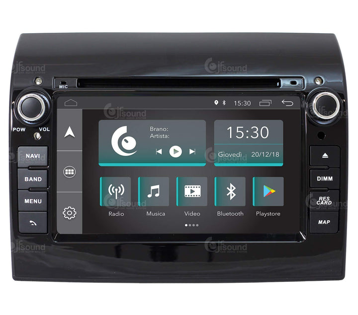 Costum fit Autoradio für Ducato 290 Android GPS Bluetooth WiFi Dab USB Full HD Touchscreen Display 7