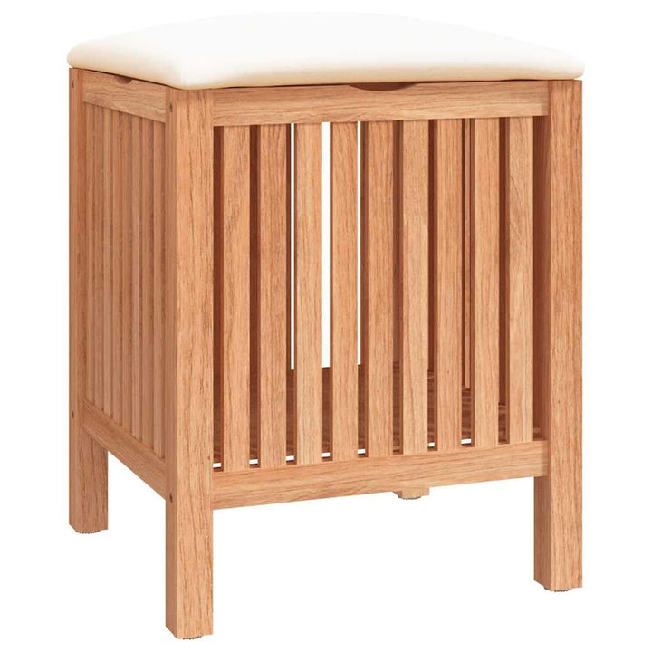vidaXL Badhocker, Hocker für Badezimmer, Wäschekorb mit viel Stauraum, Badezimmerhocker Duschhocker