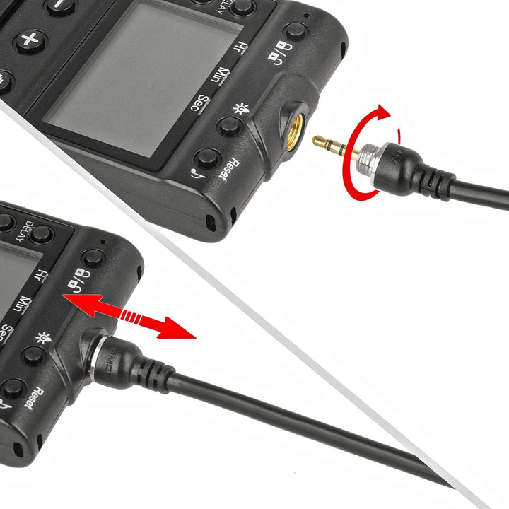 Impulsfoto SMDV T802 Timer Fernauslöser - kompatibel mit Olympus Kameras inklusiv T802 Kabel T802 +