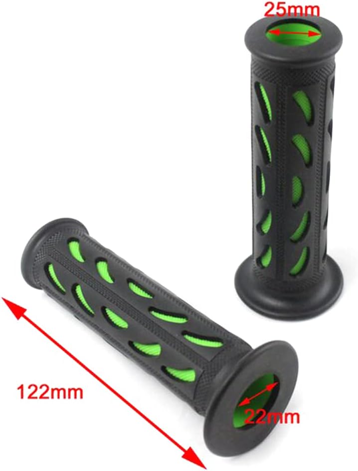 Motorrad Griffe Weiches Silikon Gummi Für 7/8" 22mm Lenker - Schwarz, Schwarz