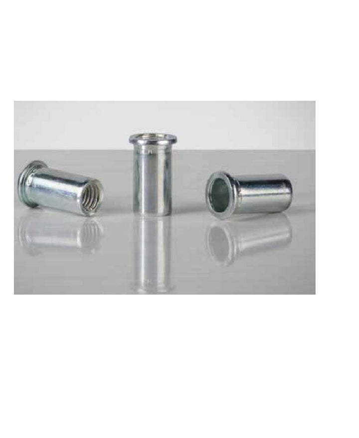 GESIPA | 50x Edelstahl (VA) - Nietmuttern M5 (7,0 x 13,5mm; rostfrei) PolyGrip® | Grosser Klemmberei