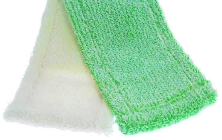 Jemako Bodenfaser-Set grün/weiss kurzflor für wasserfeste Bodenbeläge