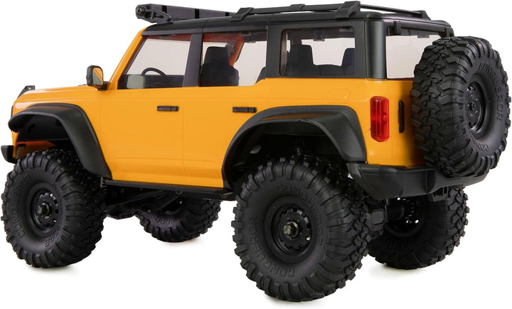 Amewi AMXRock Mini-Caballo Scale Crawler 4WD 1:16 RTR gelb inkl. Fernsteuerung, Akku, Ladekabel