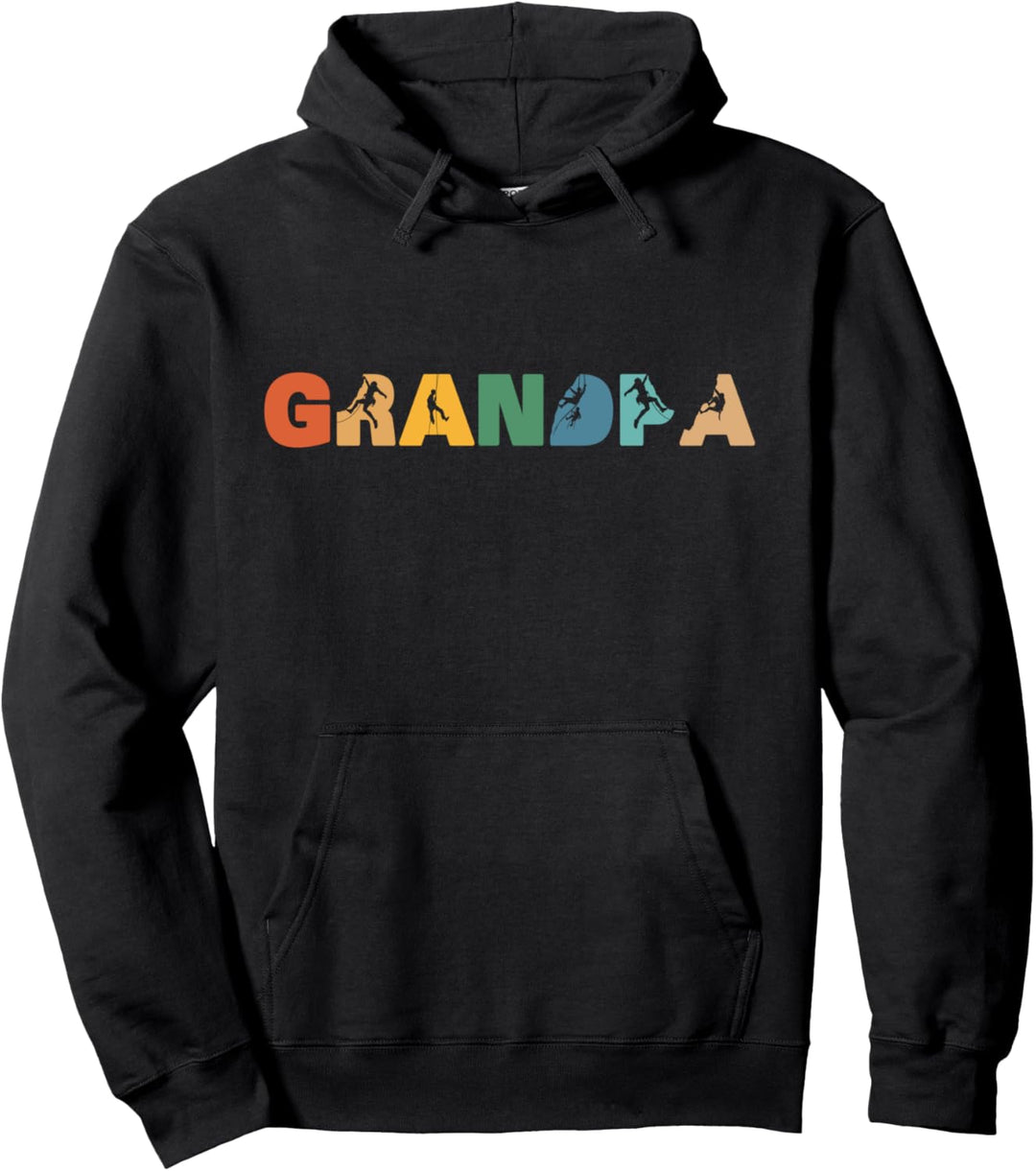 Felsklettern Opa, Grossvater lieben Felsklettern Pullover Hoodie