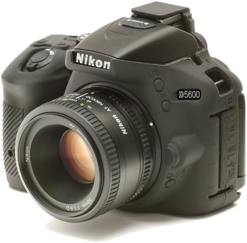 EasyCover - Silikon Kameratasche - Schutz für Ihre Kamera - Nikon D5500/D5600 - Schwarz