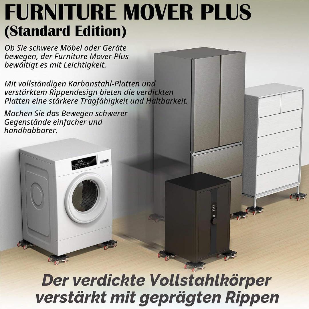 ONEON Möbel Transportrollen Set mit Möbelheber Schwere(5 Einzel-R.) | Möbelheber für schwere Möbel T