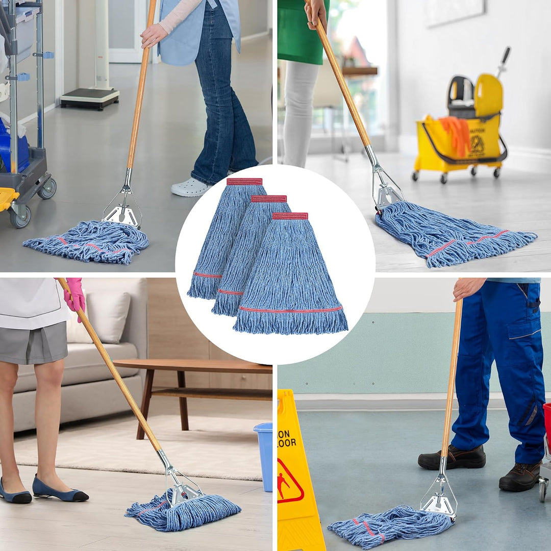 Matthew Cleaning Wischmoppkopf, 590 ml, kommerzieller Ersatz für allgemeine und Bodenreinigung, nass