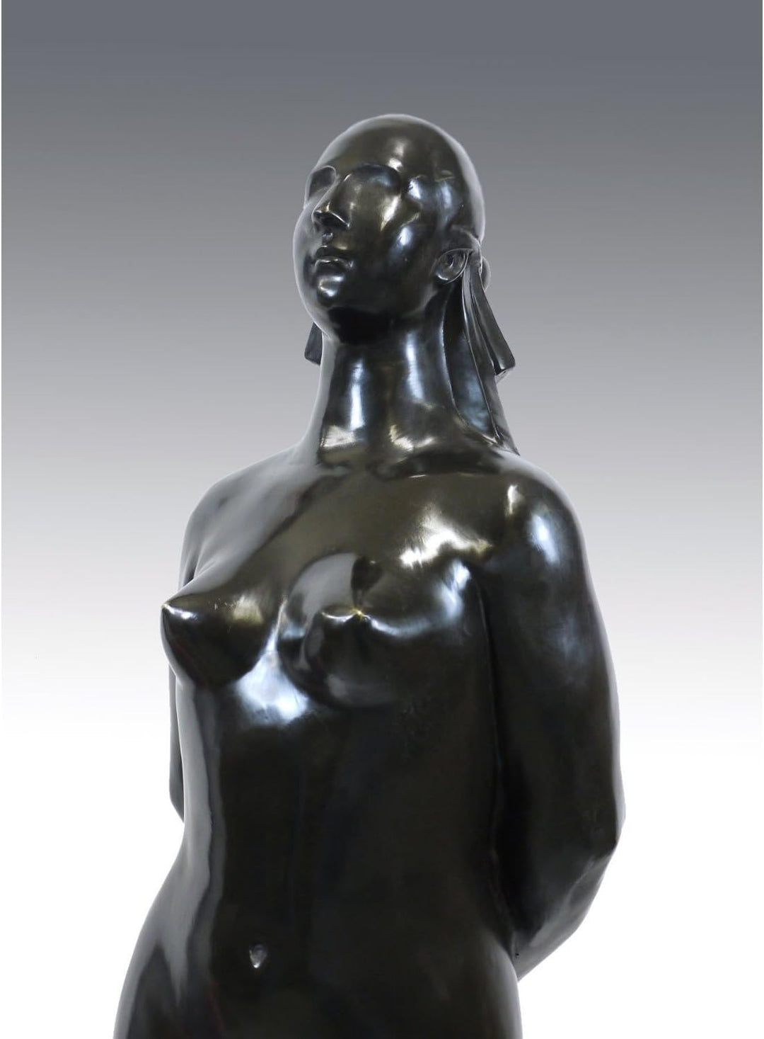 Grosse Moderne Bronzefigur - Stehender Frauenakt - Gaston Lachaise Skulptur - Moderne Kunst Figur -