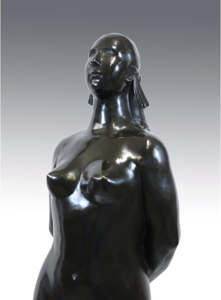 Grosse Moderne Bronzefigur - Stehender Frauenakt - Gaston Lachaise Skulptur - Moderne Kunst Figur -