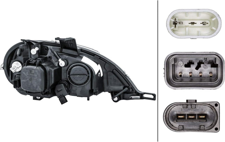 HELLA 1EL 223 151-171 Halogen-Hauptscheinwerfer - links - für u.a. Mercedes-Benz M-Class (W163)