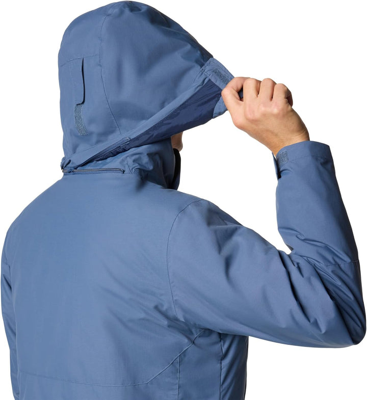 Columbia Herren 3 In 1 Jacke, Schwarz, L Element Blocker 3 Interchange Jacket L Dark Mountain, Eleme