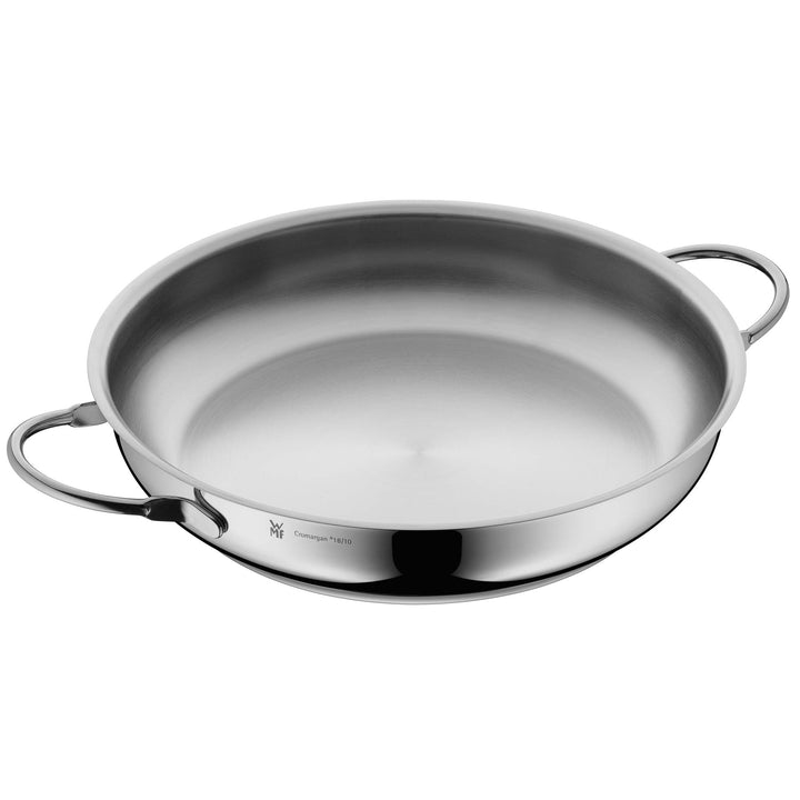 WMF Profi Servier-/ Bratpfanne 20 cm Induktion, Edelstahlpfanne unbeschichtet, Cromargan Edelstahl p