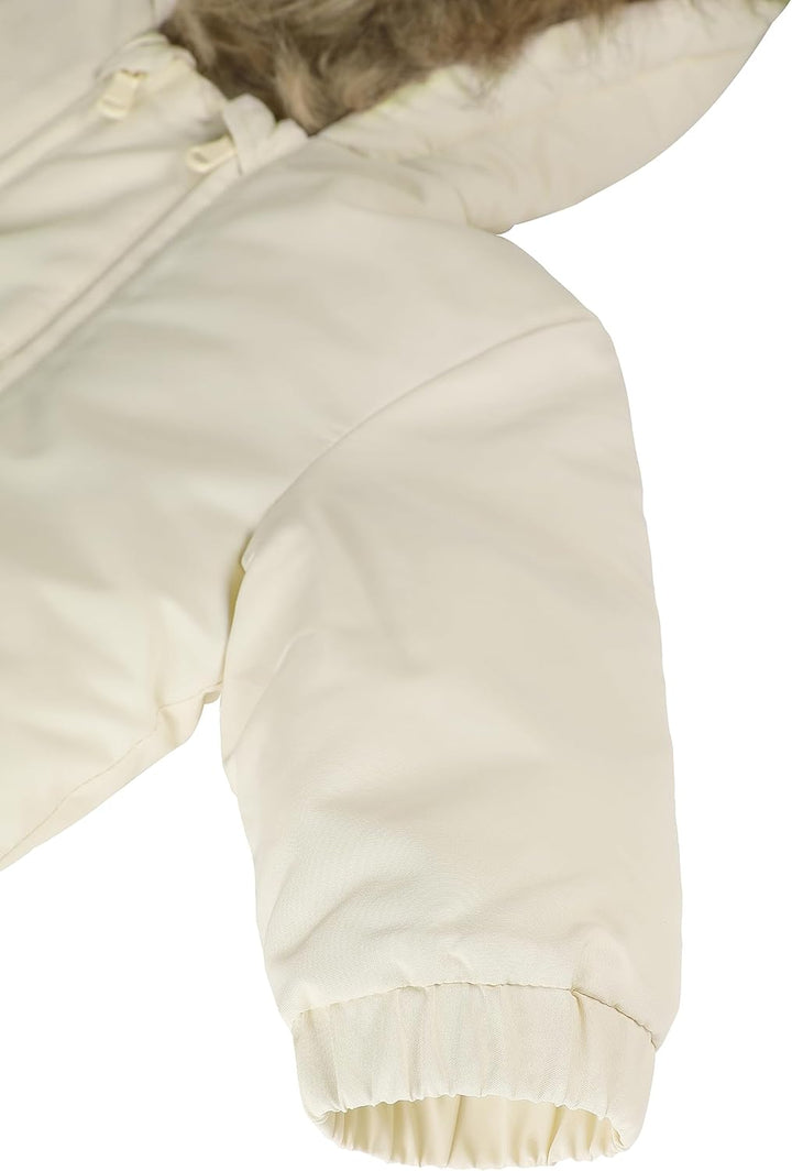 Kindsgard Schneeanzug vinta | mit Fäust- & Füsslingen, Reissverschluss 74 creme, 74 creme