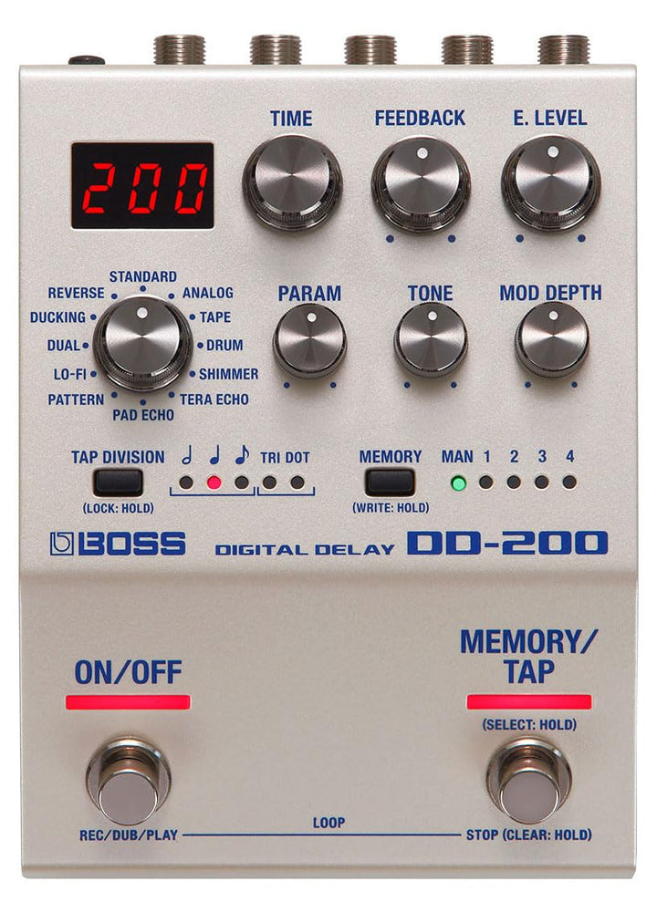 Boss DD-200 Digital Delay DD-200 Single, DD-200 Single