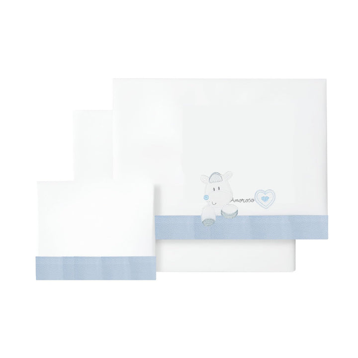 various - Bettwäsche-Set für Kinderbett, 60 x 120 cm, für Frühjahr und Herbst, Typ 100 % Baumwolle,