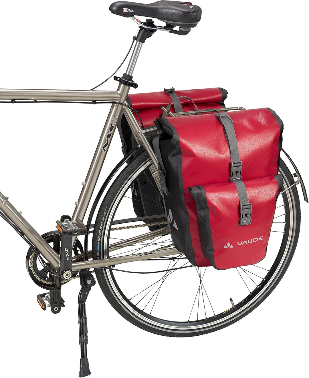 VAUDE Fahrradtaschen für Gepäckträger Aqua Back Plus, 2 x Hinterradtaschen wasserdicht, 51 Liter Vol
