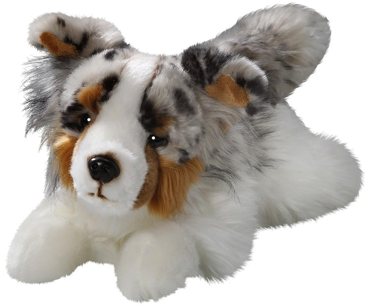 Carl Dick Australischer Schäferhund liegend, Hund, Plüschtier, Kuscheltier ca. 30cm 3477 Ash - Grau-