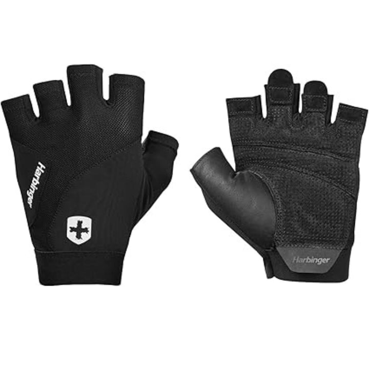 Harbinger Flexfit 2.0 Gewichtheber-Handschuhe – Natürliche Handbewegung S Schwarz, S Schwarz