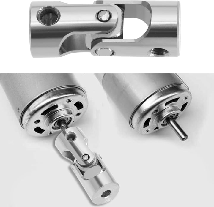 4 Stück 8mm Bis 8mm Metallwellenkupplung Universalgelenk Wellenkupplung Flexible Kupplung Steckverbi