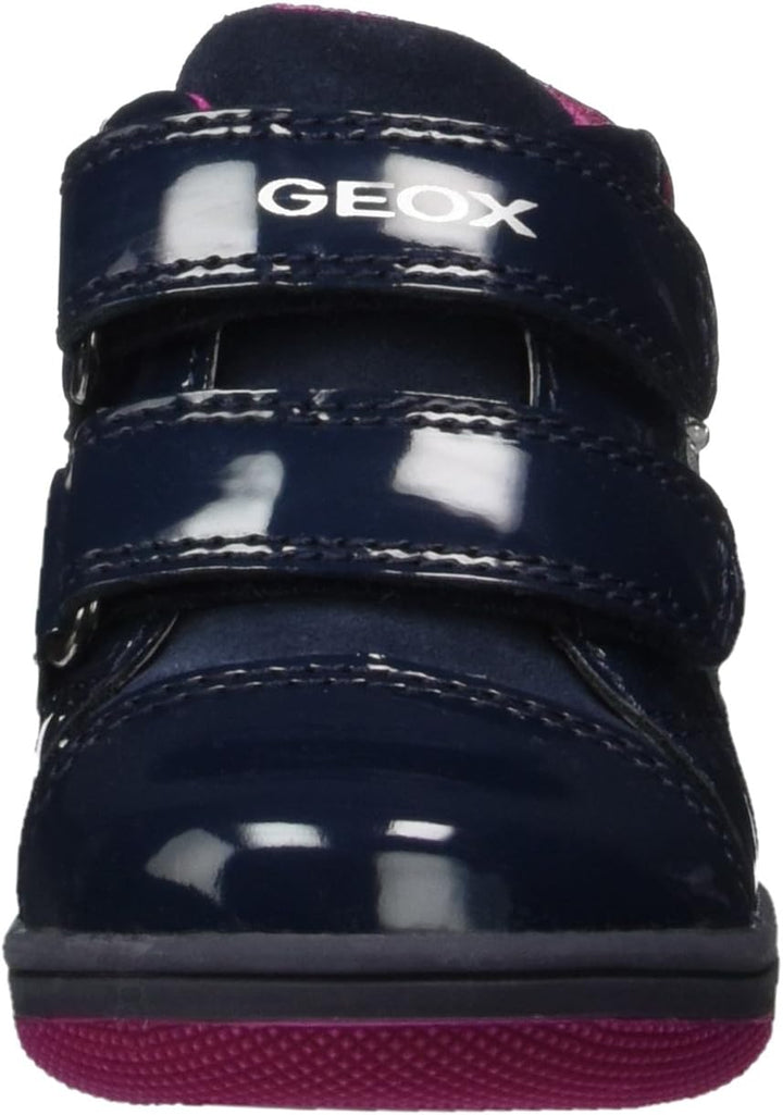 Geox Baby-Mädchen B New Flick Girl E Sneaker, Blau (Navy), 22 EU