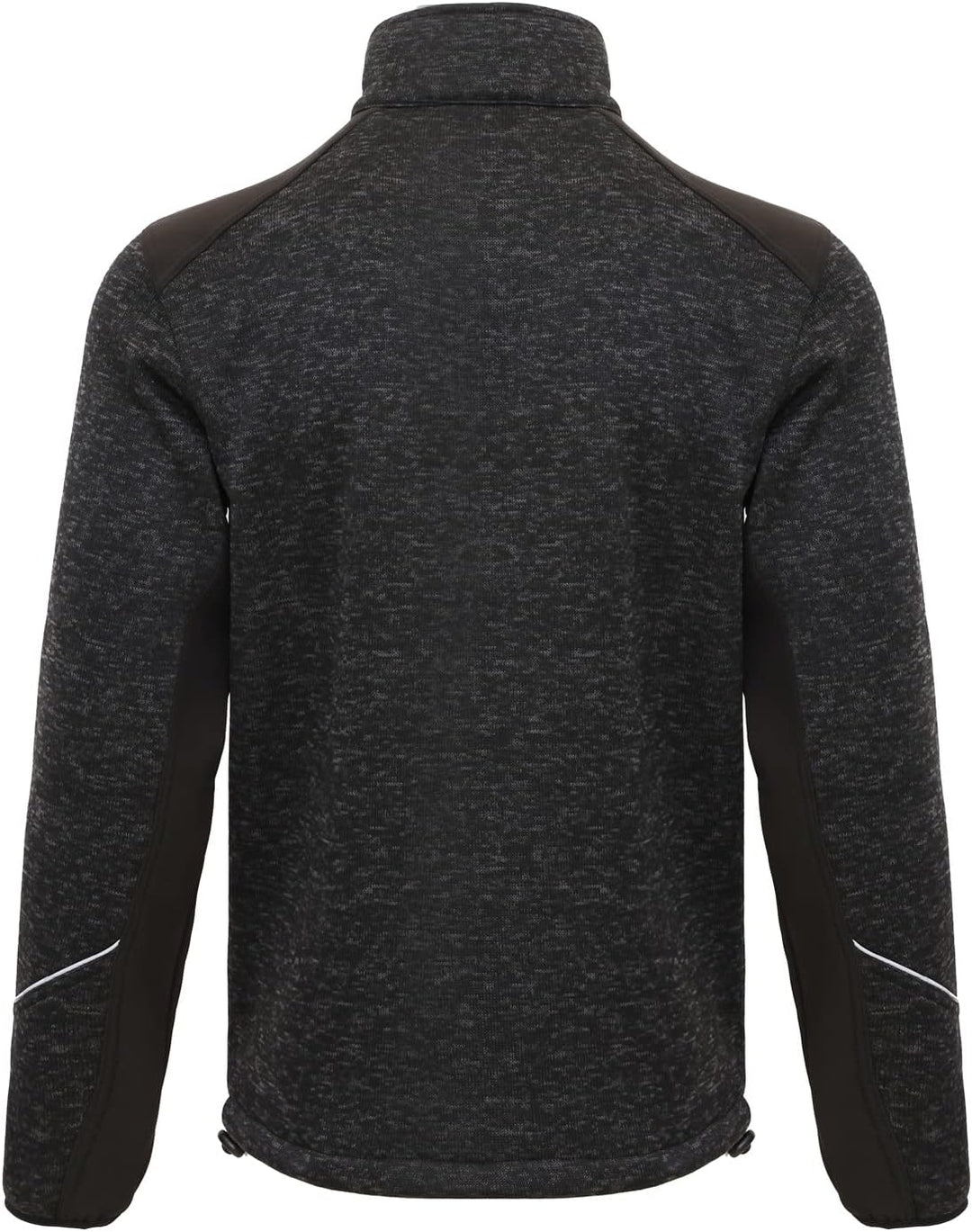 WORK IDEA Strick Fleecejacke Herren, Jacke Fleece Strickjacke, atmungsaktive Outdoor Fleecejacken fü
