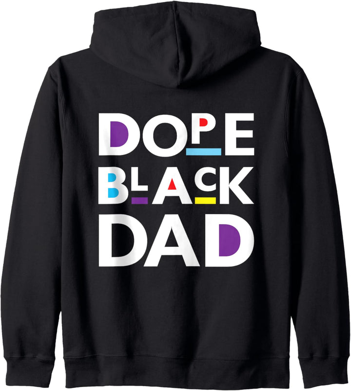 Dope Black Dad Hoodie Geschenk Best Dad Dope Black Fathers Kapuzenjacke