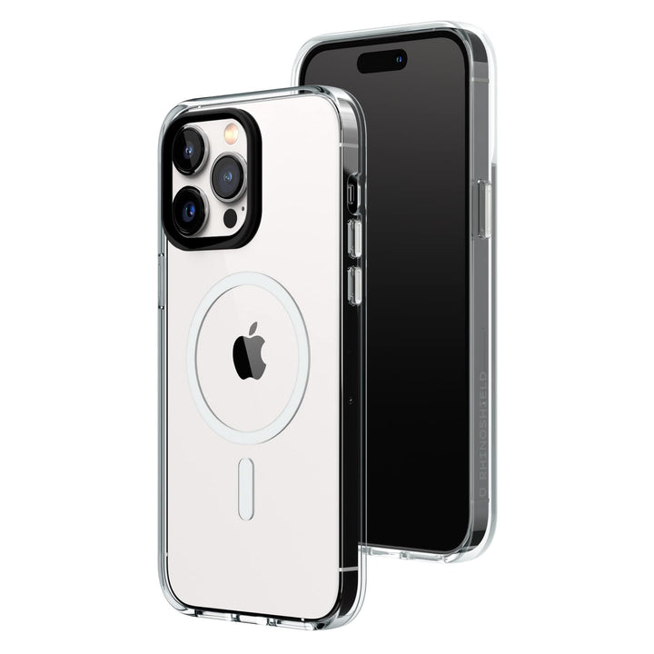 RhinoShield Clear Case kompatibel mit MagSafe für [iPhone 14 Pro Max]|Überragende Magnetstärke, Verg