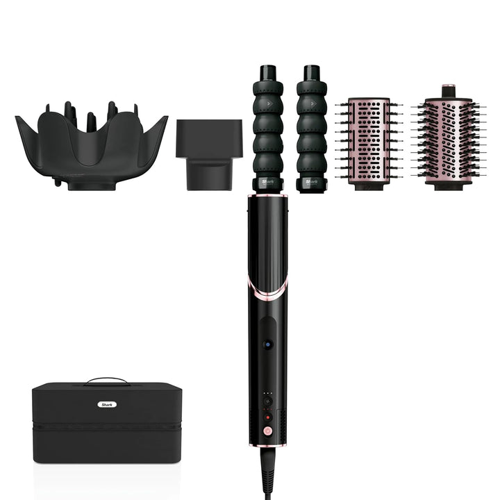Shark FlexStyle 5-in-1 Luftstyler & Haartrockner, Auto-Wrap-Lockenaufsatz, Paddle-Bürste, Ovalbürste